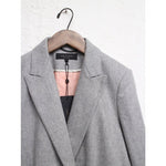 画像をギャラリービューアに読み込む, RAG&BONE ラグアンドボーン ライトグレー ダブルウールジャケット LIGHT GRAY DOUBLE WOOL JACKET WOMENS
