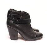 画像をギャラリービューアに読み込む, RAG&BONE ラグアンドボーン イタリアンカウレザー ブラックショートブーツ HARROW BOOTS BLACK ITALIAN COW LEATHER