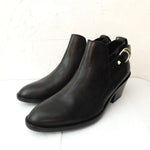 画像をギャラリービューアに読み込む, ラグアンドボーン ブラック スタッズ レザーショートブーツ RAG&BONE BLACK LEATHER WITH STUDS SHORT BOOTS WOMEN