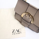 画像をギャラリービューアに読み込む, ザックポーゼン グレー チェーンショルダーバッグ ZAC POSEN GRAY CHAIN SHOULDERBAG WOMEN