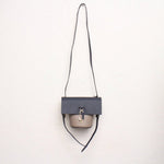 画像をギャラリービューアに読み込む, ザックポーゼン ネイビー×グレー ショルダーバッグ ZAC POSEN NAVY GRAY BAG WOMEN