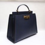 画像をギャラリービューアに読み込む, ザックポーゼン ネイビー 2WAYサッチェル ショルダーバッグ ZAC POSEN NAVY SATCHEL BAG WOMEN