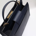 画像をギャラリービューアに読み込む, ザックポーゼン ネイビー 2WAYサッチェル ショルダーバッグ ZAC POSEN NAVY SATCHEL BAG WOMEN