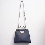 画像をギャラリービューアに読み込む, ザックポーゼン ネイビー 2WAYサッチェル ショルダーバッグ ZAC POSEN NAVY SATCHEL BAG WOMEN