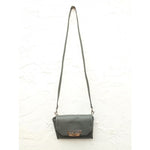 画像をギャラリービューアに読み込む, ザックポーゼン グレーレザー ミニショルダーバッグ ZAC POSEN GRAY LEATHER MINI SHOULDERBAG WOMEN