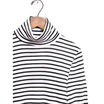 画像をギャラリービューアに読み込む, セブンフォーオールマンカインド ボーダー タートルネック 7 FOR ALL MANKIND BORDER TURTLE-NECK WOMENS