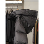 画像をギャラリービューアに読み込む, セブンフォーオールマンカインド ブラックファー付きダウンコート 7 FOR ALL MANKIND BLACK DOWN COAT WOMENS