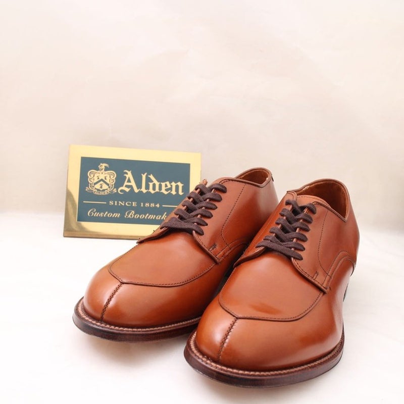 ALDEN オールデン 7.5D #N5605 ブラウン Vチップ カーフ