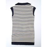 画像をギャラリービューアに読み込む, カレントエリオット ホワイト×ネイビー ボーダーニットドレス CURRENT/ELLIOTT WHITE NAVY STRIPED KNIT DRESS WOMENS