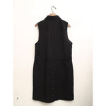 画像をギャラリービューアに読み込む, オート ヒッピー ブラック エポレット付き ポリドレス HAUTE HIPPIE BLACK POLY DRESS WOMENS