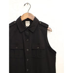 画像をギャラリービューアに読み込む, オート ヒッピー ブラック エポレット付き ポリドレス HAUTE HIPPIE BLACK POLY DRESS WOMENS