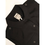 画像をギャラリービューアに読み込む, オート ヒッピー ブラック エポレット付き ポリドレス HAUTE HIPPIE BLACK POLY DRESS WOMENS