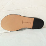 画像をギャラリービューアに読み込む, アルキミア ディ バリン ブラック レザー フラットサンダル イタリア製 ALCHIMIA DI BALLIN BLACK LEATHER FLAT SANDALS WOMENS