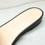 画像をギャラリービューアに読み込む, アルキミア ディ バリン ブラック レザー フラットサンダル イタリア製 ALCHIMIA DI BALLIN BLACK LEATHER FLAT SANDALS WOMENS