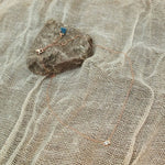 画像をギャラリービューアに読み込む, SHASHI NEWYORK シャシ ニューヨーク ピンクゴールド×ストーン ハンドメイドネックレス PINK-GOLD × STONE NECKLACE HANDMADE WOMENS