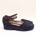 画像をギャラリービューアに読み込む, MARNI マルニ ナイトブルー スウェードサンダル NIGHT BLUE SUEDE STRAP SANDALS