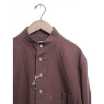 画像をギャラリービューアに読み込む, SOUNDMAN SAMPLE サウンドマン ブラウン バンドカラー ジャケット M352-419M MENS