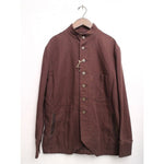 画像をギャラリービューアに読み込む, SOUNDMAN SAMPLE サウンドマン ブラウン バンドカラー ジャケット M352-419M MENS