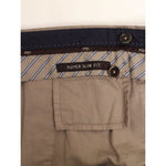 画像をギャラリービューアに読み込む, PT01 ピーティーゼロウーノ ブラウン コットン パンツ BROWN COTTON PANTS SUPER SLIM FIT MENS