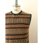 画像をギャラリービューアに読み込む, ROBERTO COLLINA ロベルトコリーナ ジャガード ニットベスト BROWN GREEN BORDEAUX JACQUARD KNIT VEST MENS