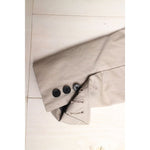 画像をギャラリービューアに読み込む, ZADIG&VOLTAIRE ザディグ エ ヴォルテール ベージュ コットンジャケット BEIGE COTTON PEAK LAPEL JACKET HAND AMF STITCH MENS