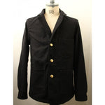 画像をギャラリービューアに読み込む, カーターアンドサンズ ブラック ウールジャケット 金ボタン 3ボタン アメリカ製 H.W.CARTER AND SONS BLACK WOOL JACKET GOLD 3 BUTTONS MADE IN USA MENS