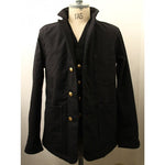 画像をギャラリービューアに読み込む, カーターアンドサンズ ブラック ウールジャケット 金ボタン 3ボタン アメリカ製 H.W.CARTER AND SONS BLACK WOOL JACKET GOLD 3 BUTTONS MADE IN USA MENS