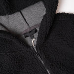 画像をギャラリービューアに読み込む, スプレンディッド ブラック ボアフリース パーカー ジップアップフーディ SPLENDID BLACK BOA FLEECE HOODIE WOMENS