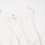 画像をギャラリービューアに読み込む, スプレンディッド ホワイト シルクトップ ノースリーブカットソー SPLENDID WHITE SILK TOP WOMENS