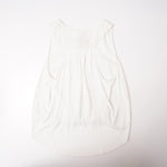 画像をギャラリービューアに読み込む, スプレンディッド ホワイト シルクトップ ノースリーブカットソー SPLENDID WHITE SILK TOP WOMENS
