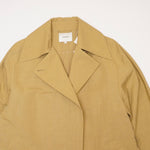 画像をギャラリービューアに読み込む, ヴィンス カーキベージュ ベルト付き トレンチコート VINCE KHAKI BEIGE BRAIDED-BELT TRENCH COAT WOMENS