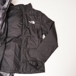 画像をギャラリービューアに読み込む, ノースフェイス ジップアップ プリント/ブラック 3ウェイ ドライベント ジャケット THE NORTH FACE ZIP UP JACKET PRINT/BLACK 3WAY DRYVENT JK USA WOMENS