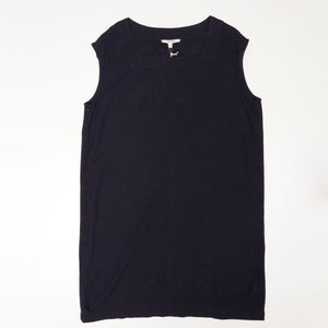 【WOMEN】Splendid Linen Square-neck Dress