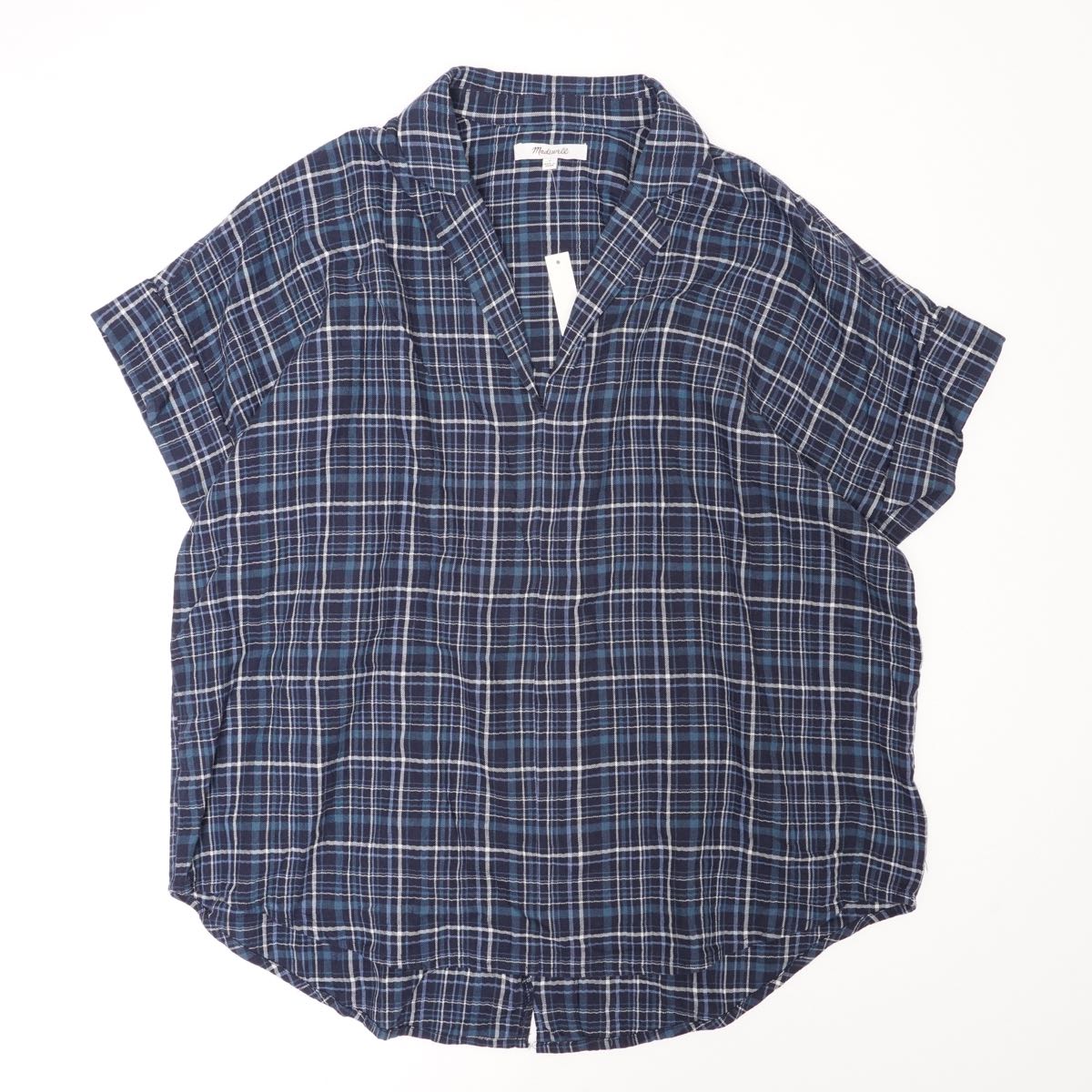 【WOMEN】Madewell Indigo Check Shirt