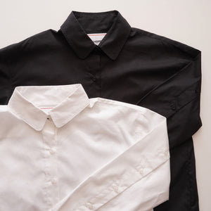 【WOMEN】KARL LAGERFELD POPLIN BLOUSE