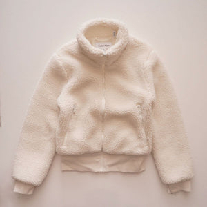 【WOMEN】CALVIN KLEIN FLEECE ZIP JK