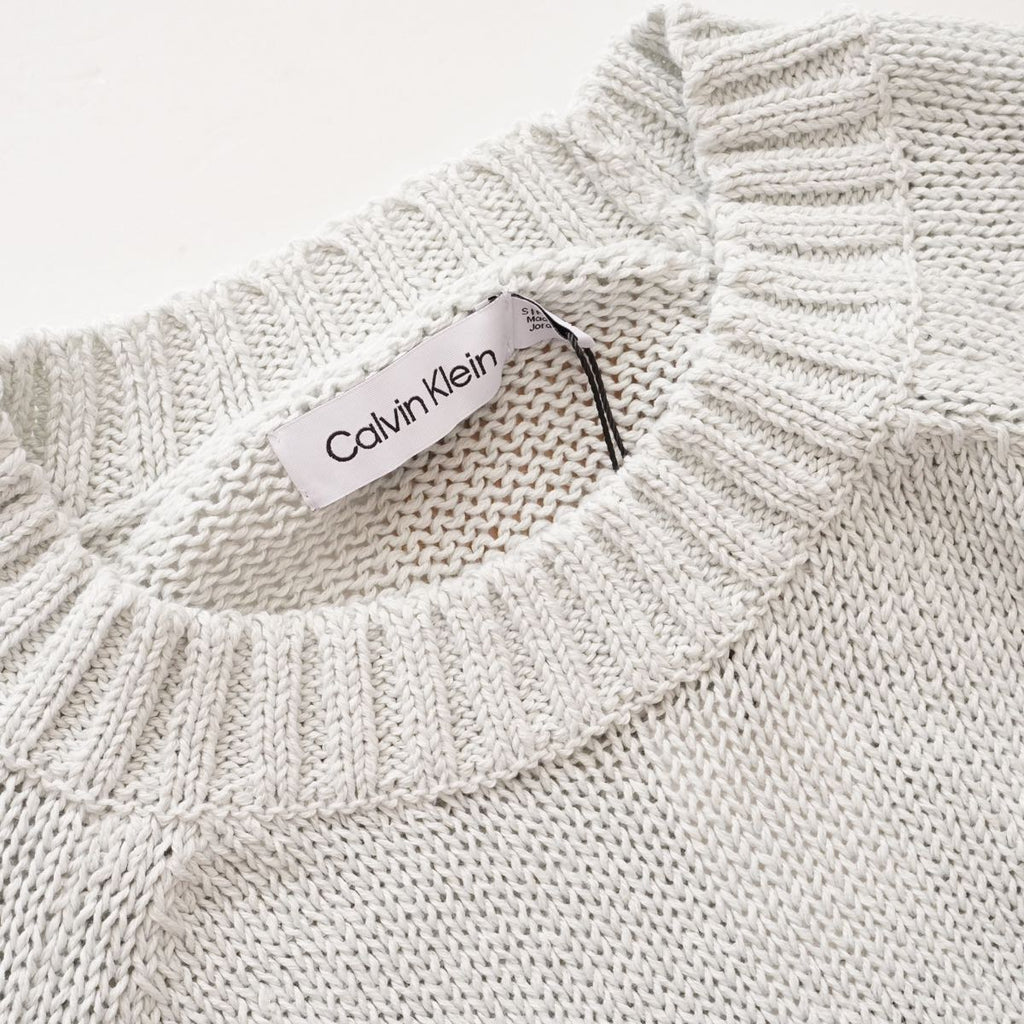 【WOMEN】CK ヘンプ混サマーニット