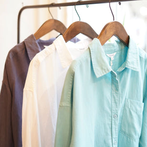 【WOMEN】splendid リネン L/S シャツ