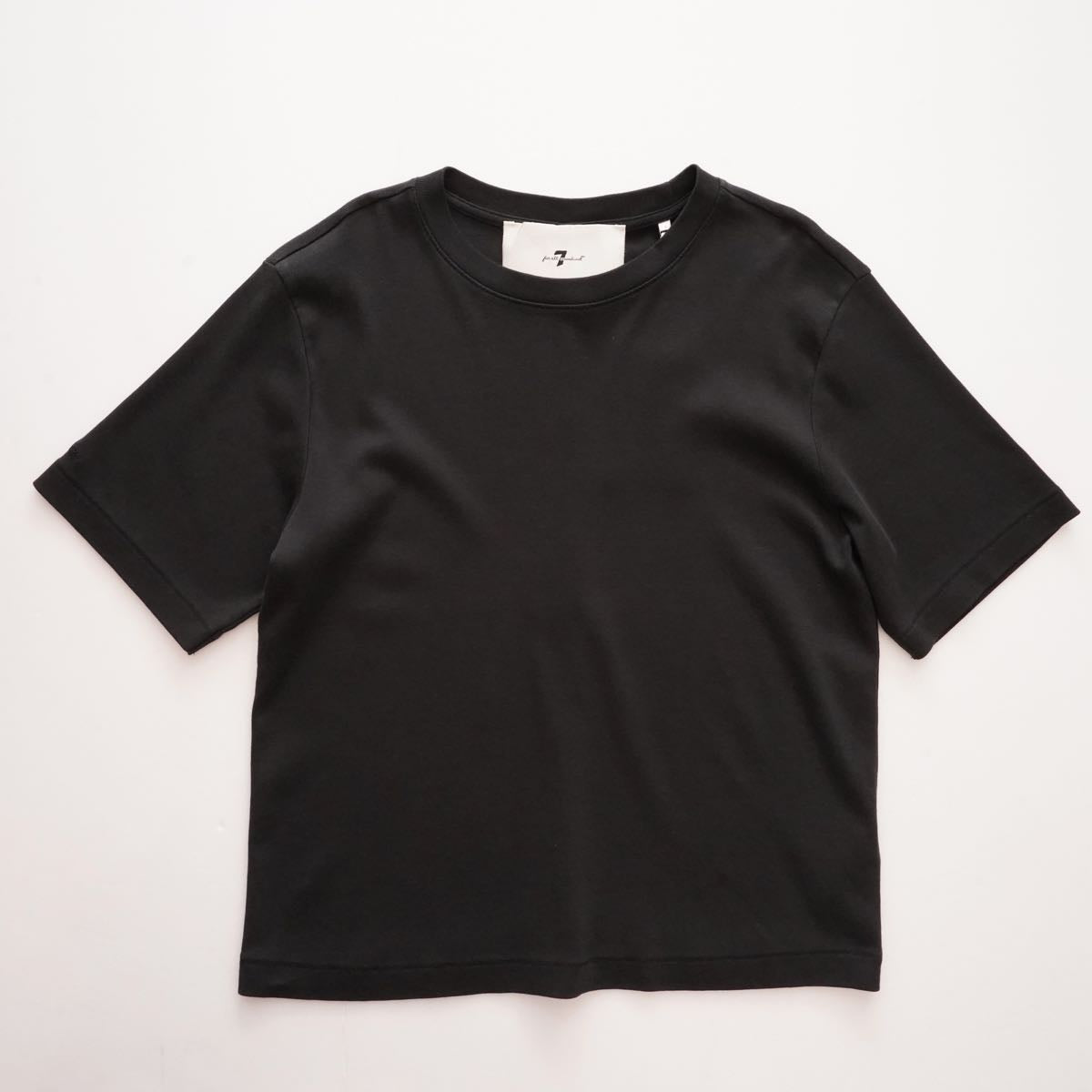 【WOMEN】7 FOR ALL MANKIND ペルー綿 リブカットソー