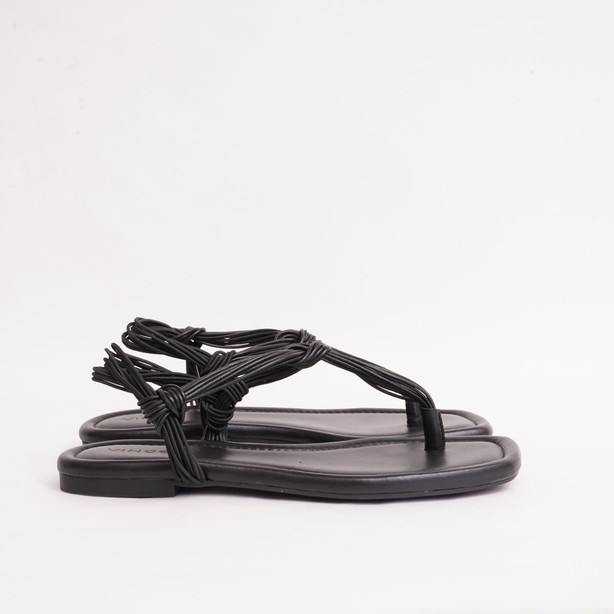 【WOMEN】vince leather cord sandals