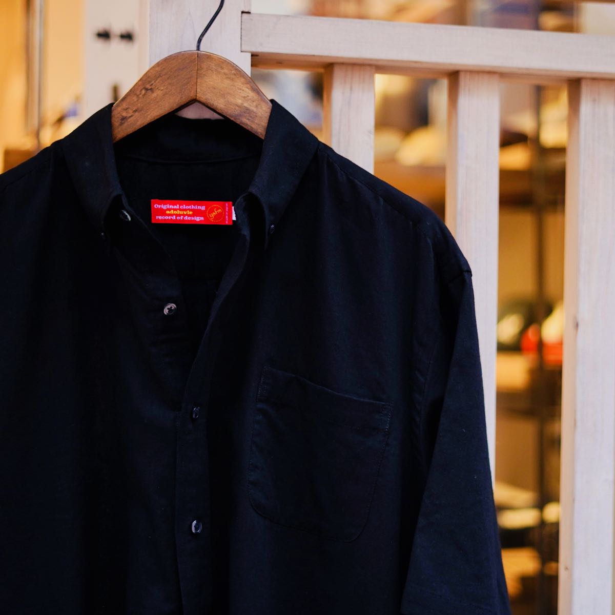 【MEN & WOMEN】ADOLUVLE 新型オーガニックコットンS/Sシャツ