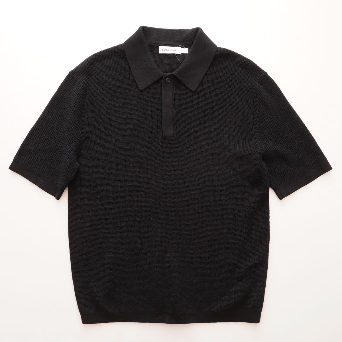 【MEN】カルバンクライン ワッフルポロ