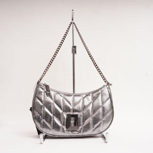 【WOMEN】KARL LAGERFELD 本革 スパンコール ショルダー