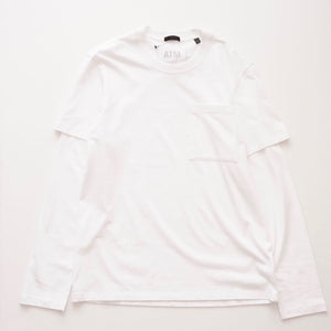 【MEN】ATM 重ね着風ロングTシャツ