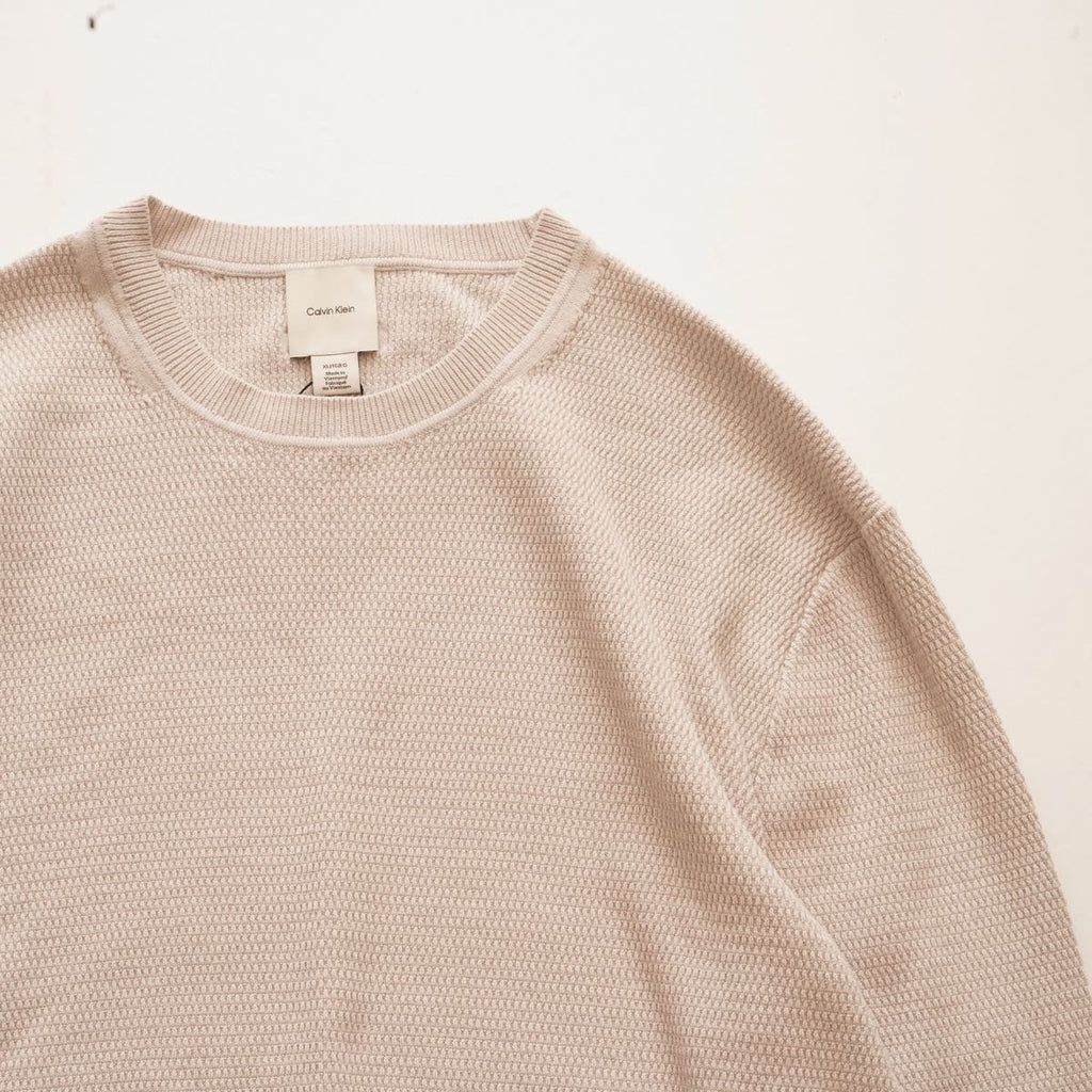 【MEN】カルバンクライン ワッフルニット