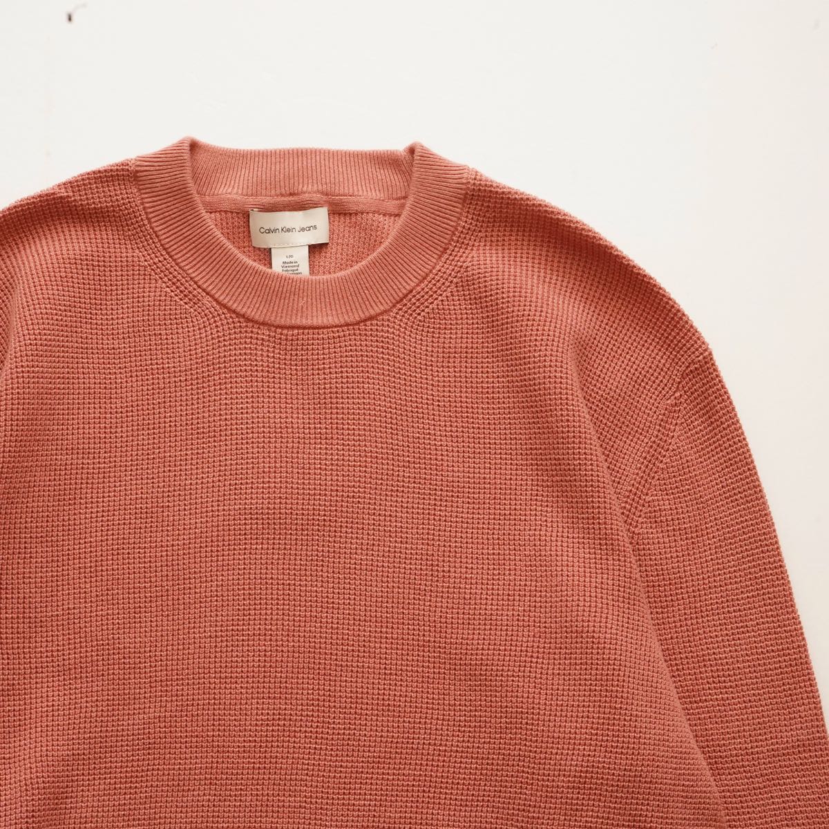 【MEN】CALVIN KLEIN JEANS ワッフルニット