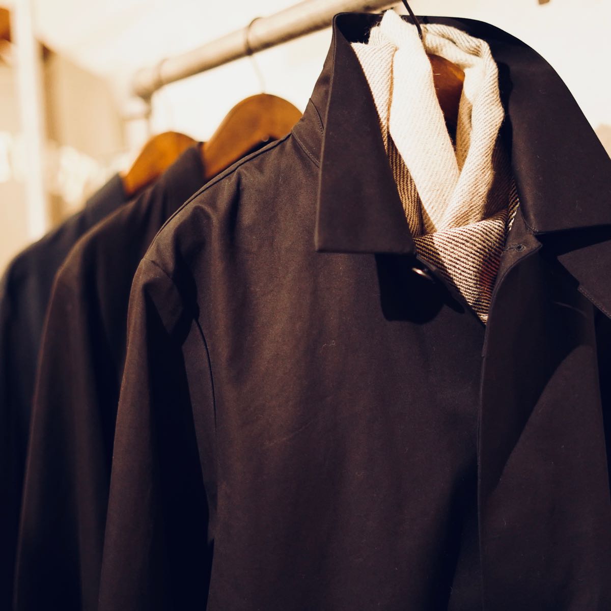 【MEN】CALVIN KLEIN Balmacaan coat