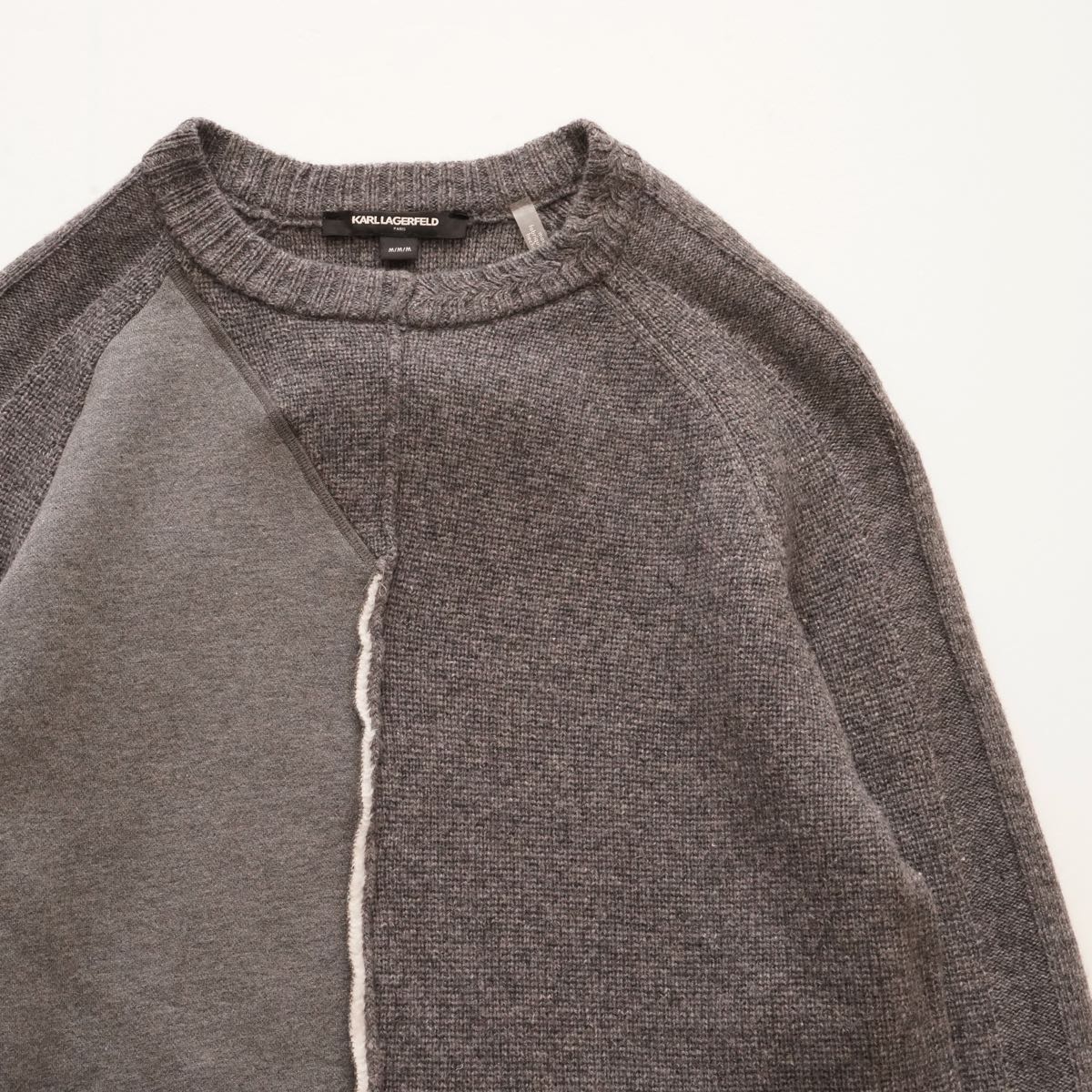 【MEN】KARL LAGERFELD アシンメトリーニット