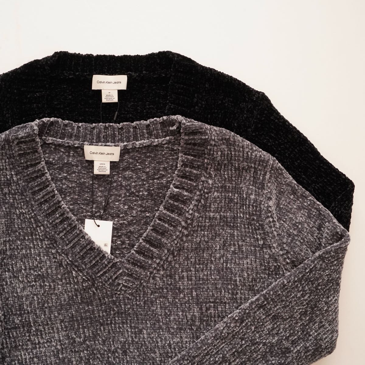 【WOMEN】CALVIN KLEIN シェニールニット