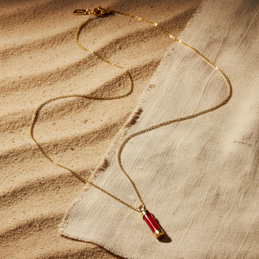 【WOMEN】Loren Stewart 14K Red Coral Necklace